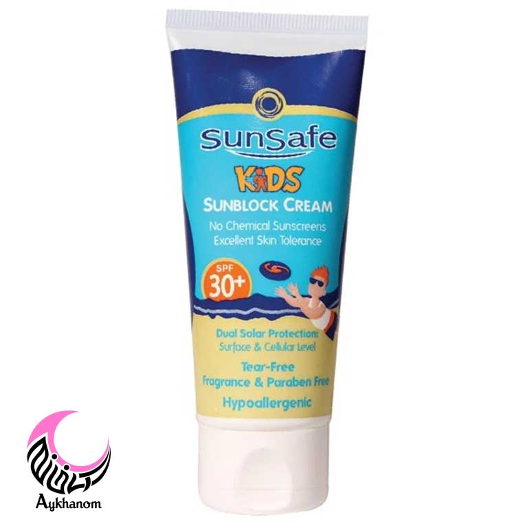 کرم ضد آفتاب کودکان سان سیف SPF30 مقدار 50 گرم-0