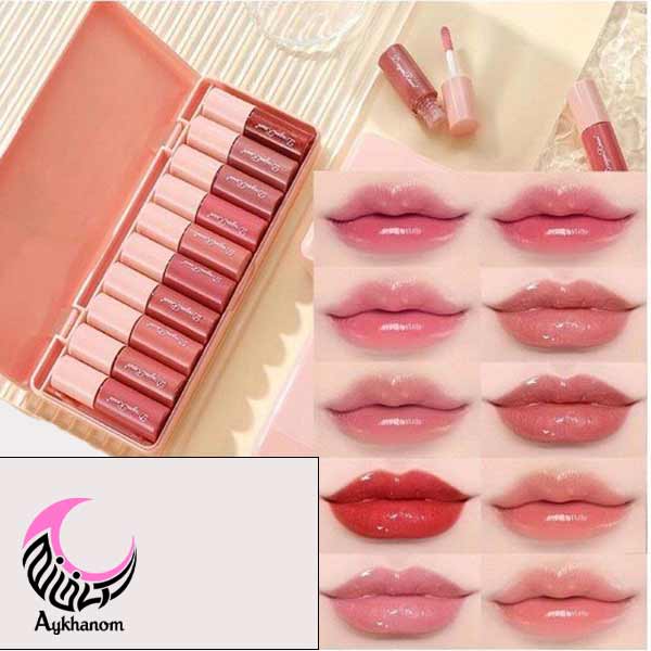 پک 10 عددی رژلب مایع دراگون رانی